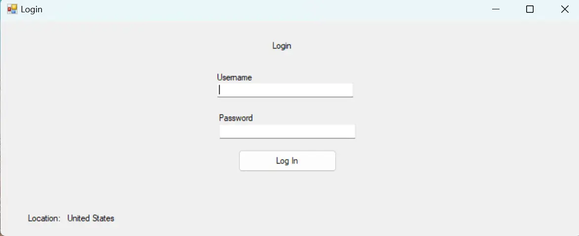 appointment app login page